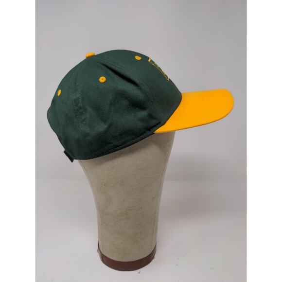 OTTO Strapback Hat Embroidered BB Logo OSFM Green Yellow Adjustable - Picture 6 of 10